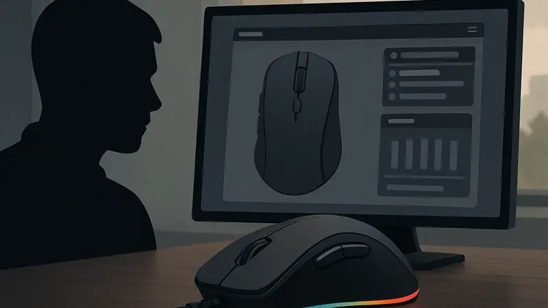 Игровая мышь с подсветкой и минималистичный интерфейс программы настройки