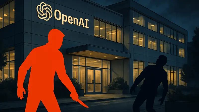 Штаб-квартира OpenAI, символизирующая нападение на компанию и Сэма Альтмана.