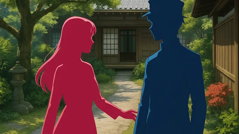 Иллюстрация к аниме "Namidaame to Serenade" от Харуки Кавачи, анонс ТВ-сериала к премьере в 2027 году.