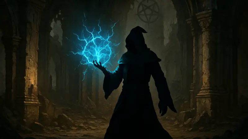 Колдун из Diablo 4 использует Волатильность, эффект баффа