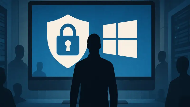 Изображение Secure Boot от Microsoft, символ безопасности компьютера