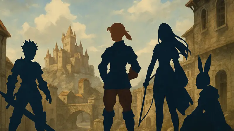 Обложка Final Fantasy Tactics: The Ivalice Chronicles с героями, обновление 1.5.0, New Game+