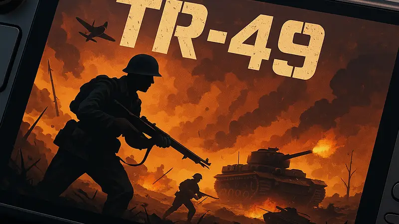 TR-49 на Steam Deck: скриншот игрового процесса на портативной консоли.