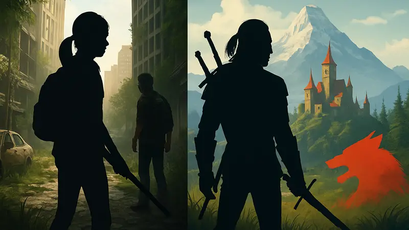 Игровые шедевры 2010-х годов: обложки The Last of Us и The Witcher 3