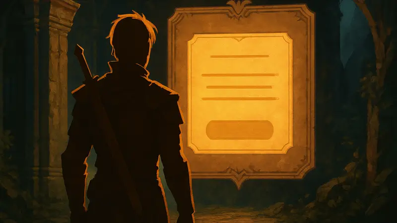 Персонаж игрока Baldur's Gate 3 в режиме "Честь" на фоне сообщения об окончании прохождения