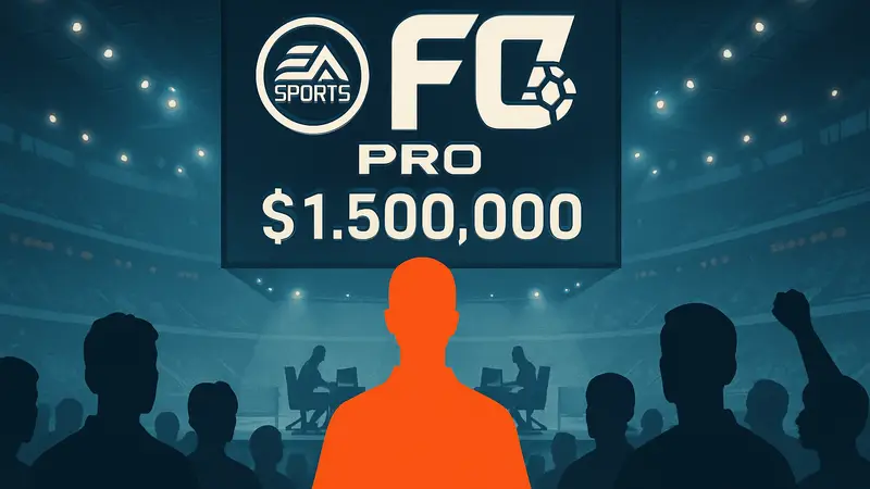Логотип Чемпионата мира EA Sports FC Pro с указанием призового фонда $1.5 млн