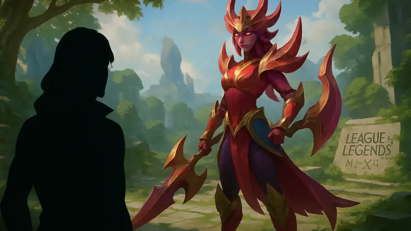 Сплэш-арт нового скина League of Legends Wild Rift, изменивший внешний вид чемпиона