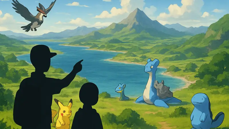 Покемоны Winds and Waves, скриншот из самой большой открытой карты Покемонов