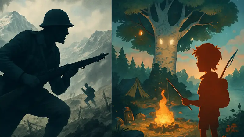 Обложки игр Isonzo и Cozy Grove, доступных бесплатно в Epic Games Store.