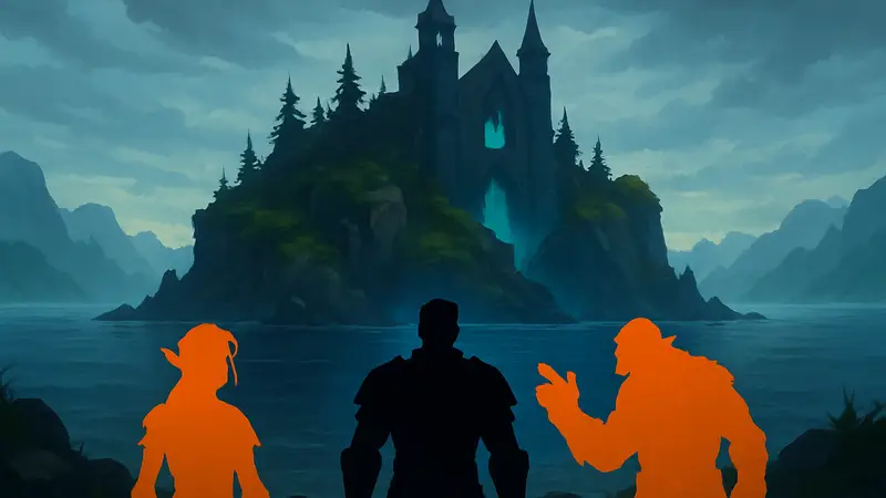 Таинственный недоступный остров в World of Warcraft Midnight, окруженный морем, вызывает слухи о будущем контенте.