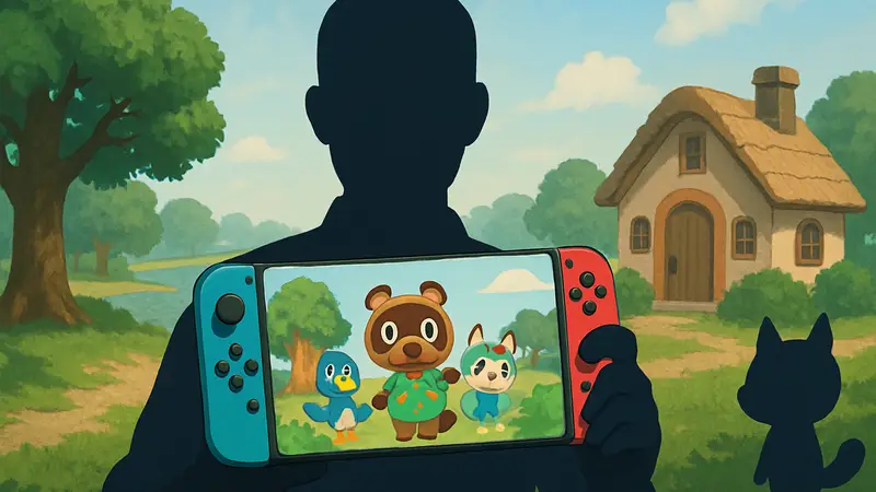 Чехлы для Nintendo Switch 2 с персонажами Animal Crossing: New Horizons, Том Нук и другие.