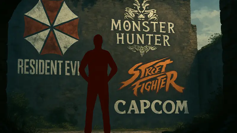 Логотипы Resident Evil, Monster Hunter, Street Fighter и Capcom: секрет успеха игр.