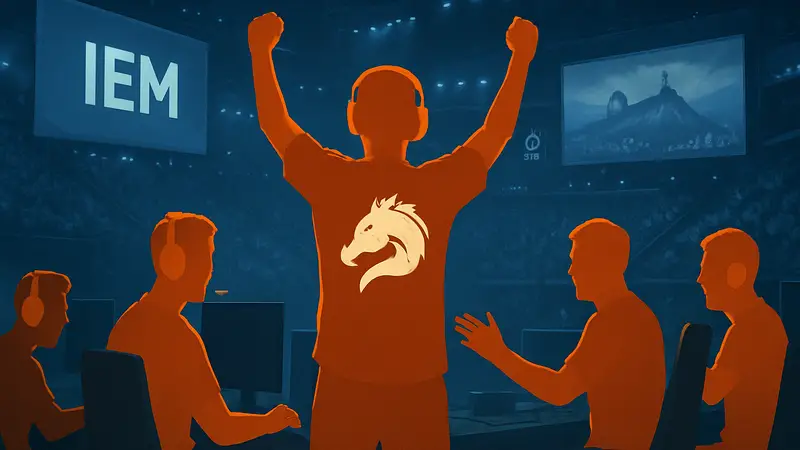 Киберспортивная команда Spirit на турнире IEM Rio