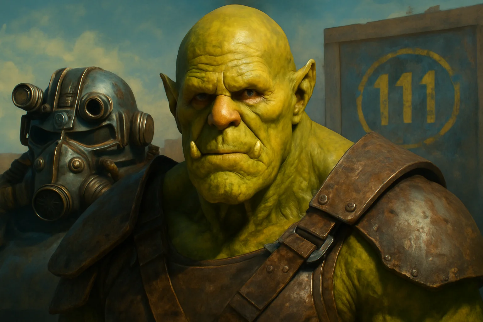 Рон Перлман в гриме Супермутанта из сериала Fallout, демонстрирующий свою новую роль во втором сезоне.