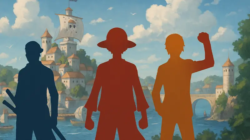 Луффи, Зоро и Санджи – знаменитое «Монстр Трио» из аниме One Piece.