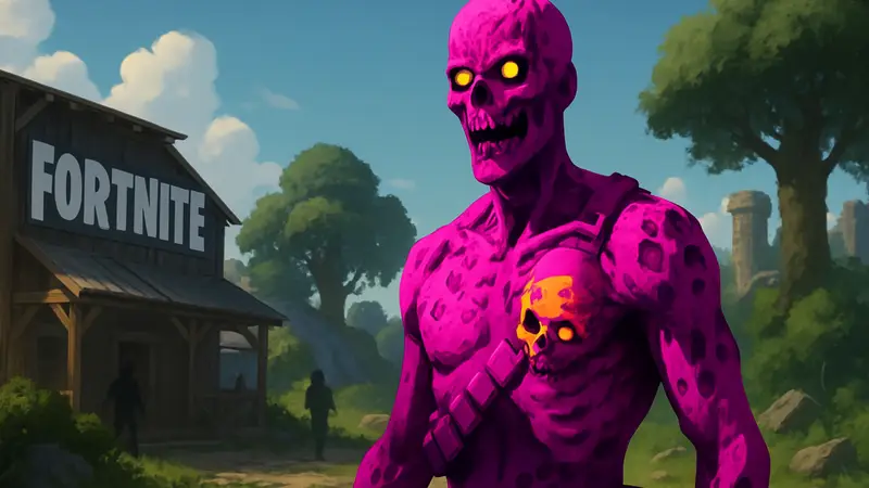 Персонаж Fortnite в одном из спорных «brainrot skins», созданных с помощью ИИ