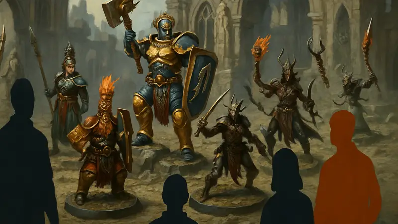 Художественно раскрашенные миниатюры Warhammer Age of Sigmar из набора «Город Пепла»