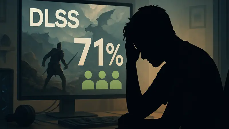 Геймер разочарован технологией DLSS, на фоне которой мелькают цифры опроса PC Gamer о нежелании использовать DLSS 5.