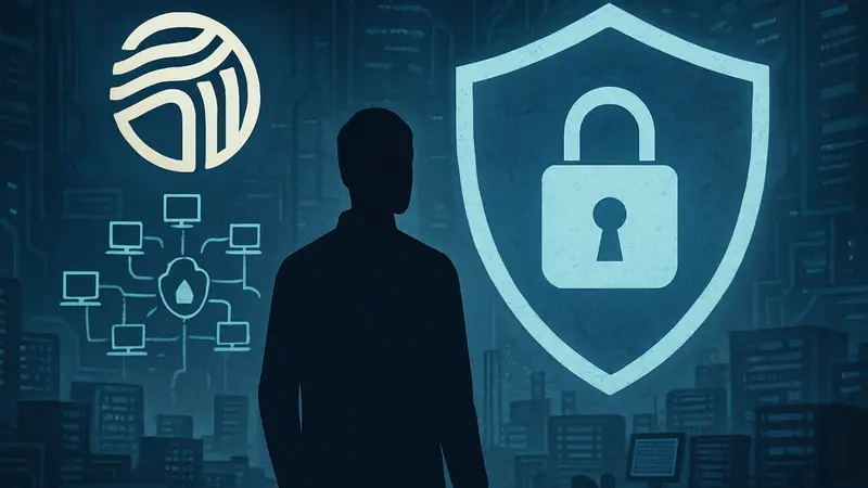 Логотип Anthropic и символ кибербезопасности, демонстрирующие модель Mythos