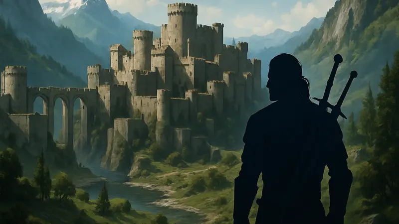 Каэр Морхен из The Witcher 3 с расширенной территорией, созданной с помощью модов REDkit