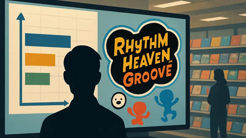 Японские игровые чарты, логотип Rhythm Heaven Groove, продажи игр
