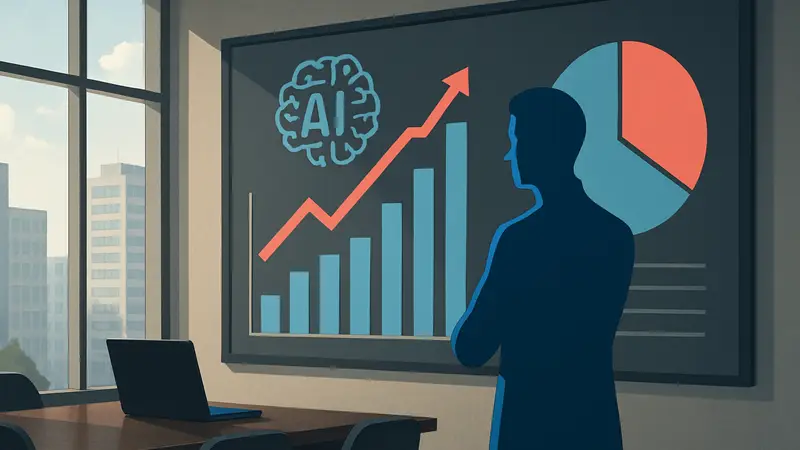 График с данными об инвестициях в ИИ-инфраструктуру и окупаемости