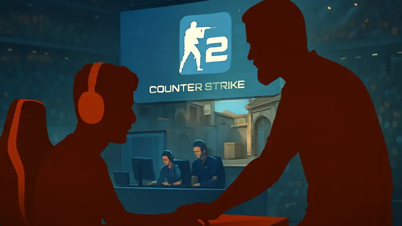 Игроки molodoy и FalleN на киберспортивном турнире по Counter-Strike 2