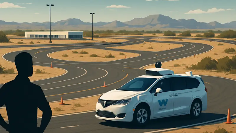 Полигон для тестирования беспилотных автомобилей Waymo в Аризоне