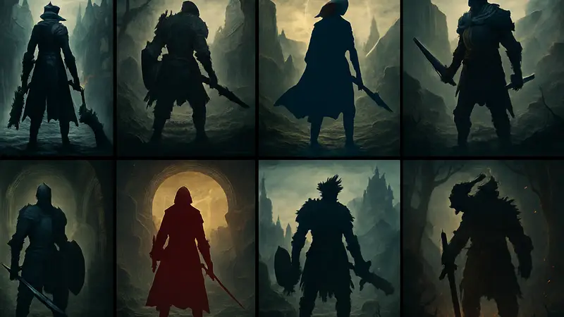 Подборка обложек 10 увлекательных Soulslike-игр для ПК, PlayStation и Xbox