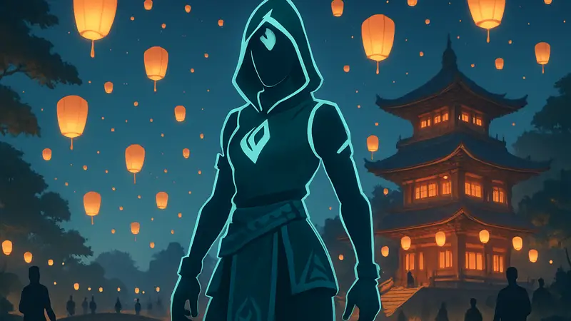 Изображение бесплатного скина из Fortnite, доступного на ивенте Lantern Fest