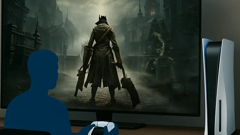 Bloodborne на PlayStation 5, графика 4K 100fps, игра Bloodborne