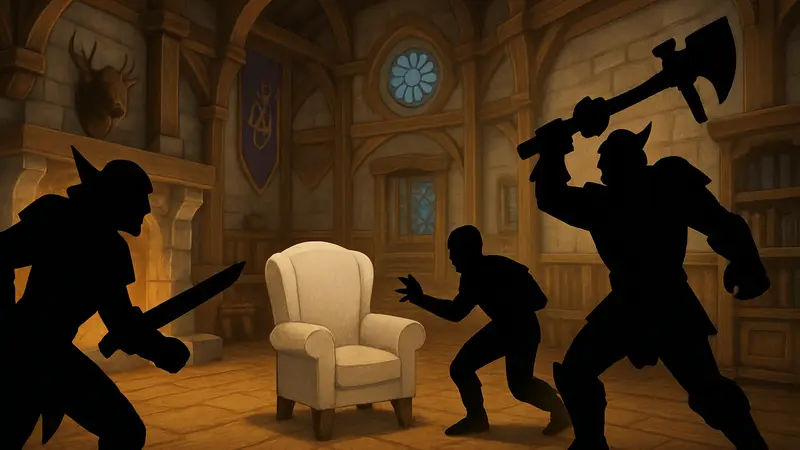 Игроки World of Warcraft участвуют в PvP-сражениях в режиме Prop Hunt с предметами интерьера.