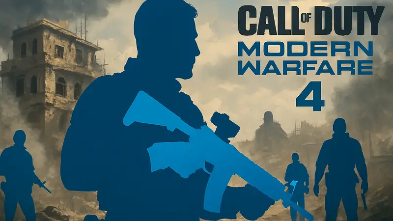 Обложка игры Call of Duty: Modern Warfare 4 с персонажами
