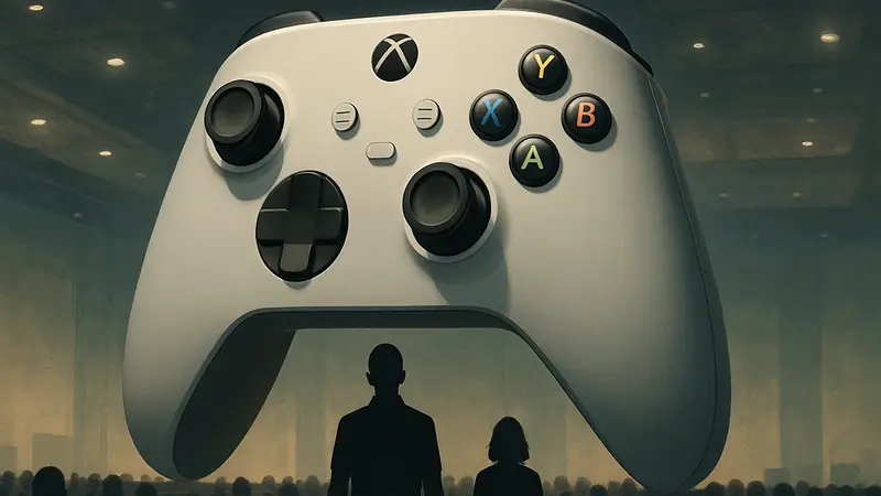 Изображение нового контроллера Xbox, ожидаемого в 2026 году, концепт-арт