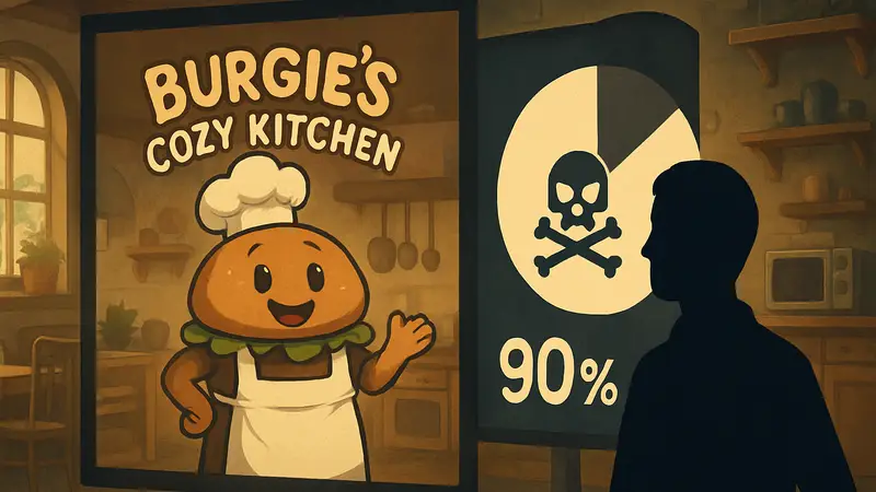 Игра Burgies' Cozy Kitchen и статистика пиратства в Steam