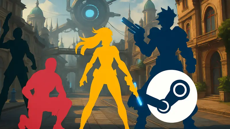 Скриншот из игры Deadlock от Valve, демонстрирующий популярность на Steam