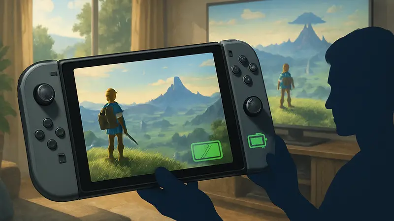 Новая модель консоли Nintendo Switch 2 с улучшенной батареей