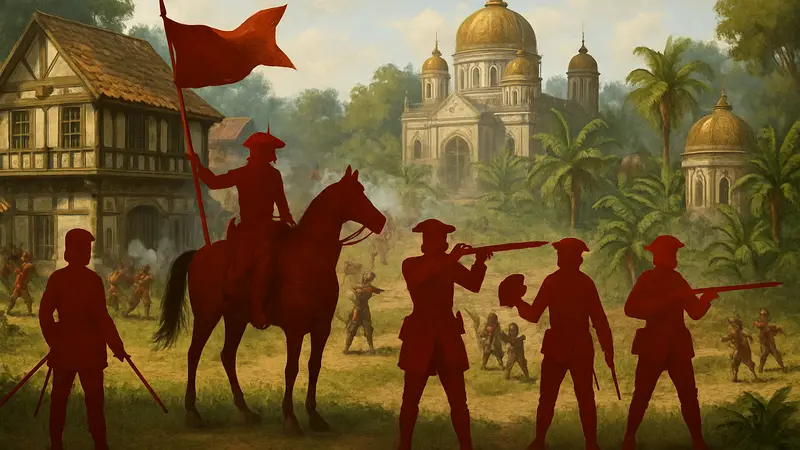 Скриншот из Age of Empires 3 с юнитами и элементами ранее отменённого дополнения.