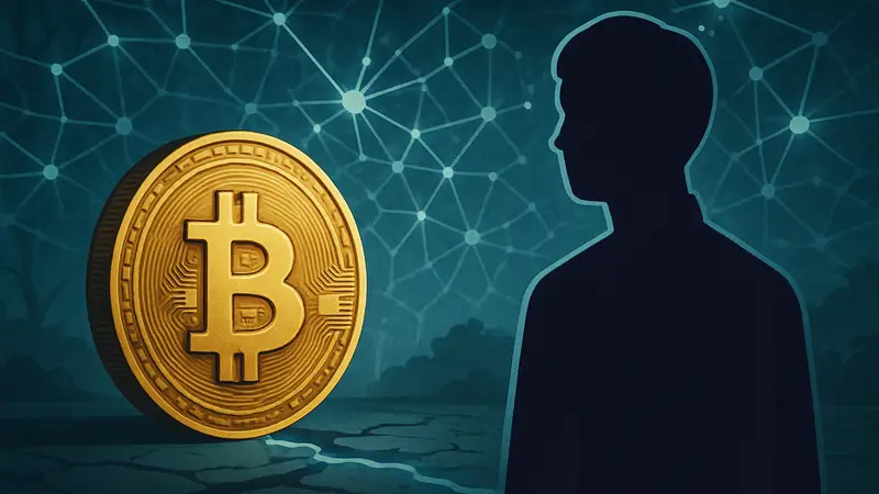 Изображение биткоина и нейросети Claude, символизирующее восстановление доступа к криптовалюте.