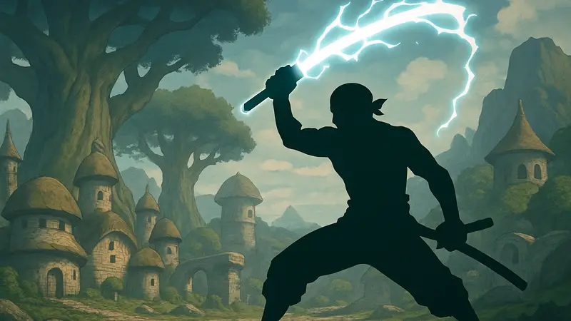 Ророноа Зоро из One Piece использует новые способности Хаки в арке Элбафа