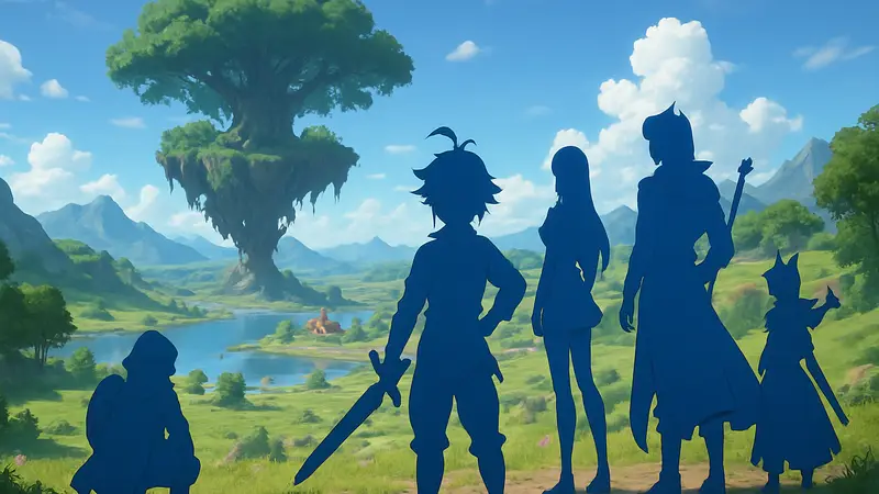 Игровой скриншот из Seven Deadly Sins Origin, демонстрирующий открытый мир и персонажей RPG на PlayStation 5.