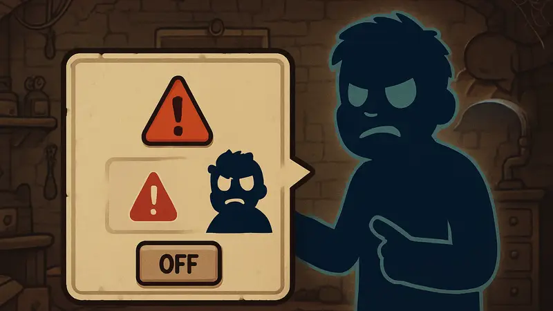 Игровой интерфейс Mewgenics с предупреждением от персонажа Steven, гайд по отключению функции.