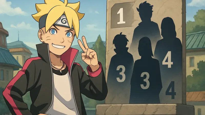 Изображение Боруто Узумаки из игры, демонстрирующее лучшие проекты с его участием в рейтинге.