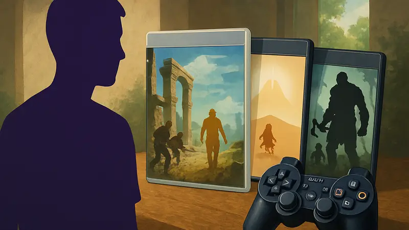 Контроллеры PlayStation 3 и обложки кооперативных игр