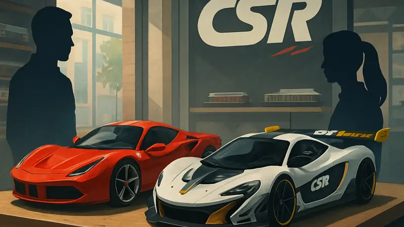 Коллекционные модели автомобилей из игры CSR Racing, результат партнёрства с Lionel Brands Group.