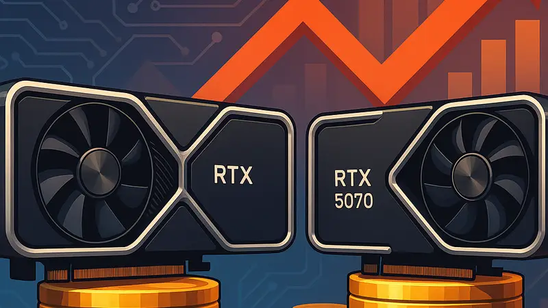 Сравнение видеокарт GeForce RTX 5060 Ti и RTX 5070 на фоне растущих цен на компоненты ПК