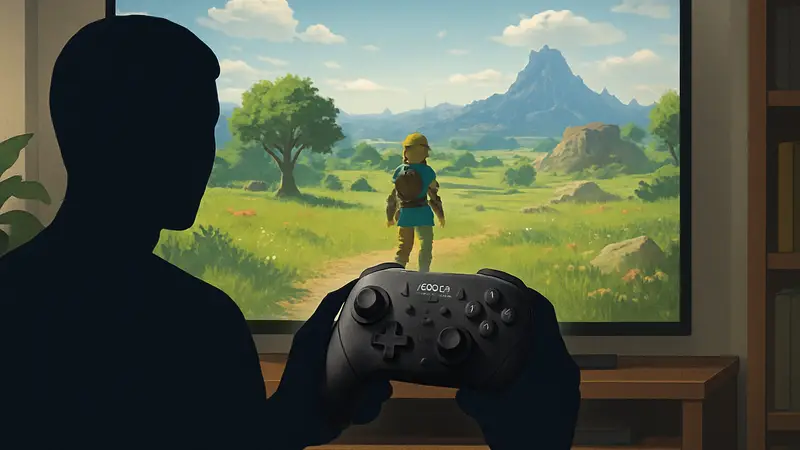 Премиальный геймпад CRKD ULT PRO для Nintendo Switch в руках игрока.