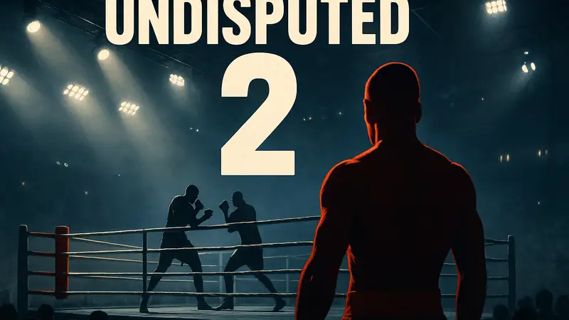 Логотип Undisputed 2 и боксерский ринг