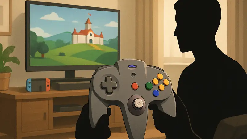 Беспроводной контроллер 8BitDo 64 Bluetooth в стиле Nintendo 64