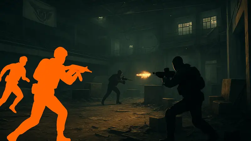 Скриншот из Escape From Tarkov Arena, демонстрирующий персонажей и боевые действия.